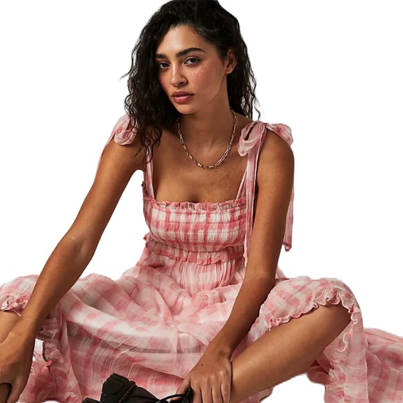 Free People Dorothy Gayle Maxi Dress in Pink - Picture 2 of 10